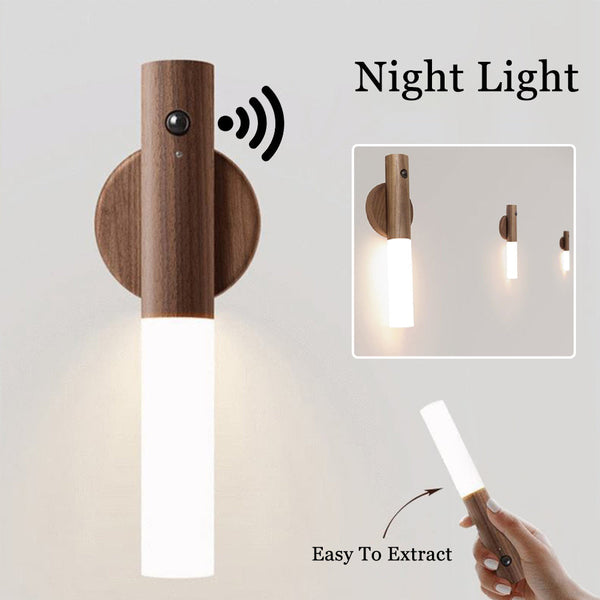 Wood Wireless Night Light